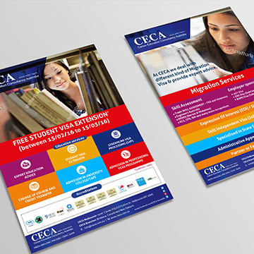 Case study of CECA leaflet design project