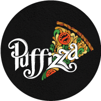 Puffizza logo designed by TYT Studio